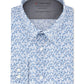 Calvin Klein Men's Extreme Slim Fit Print Button-Down Shirt Blue Size 14.5X32-33