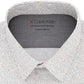 Calvin Klein Men's Extra Slim Fit Stretch Print Dress Shirt Orange Size 16.5X32X33