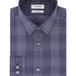Calvin Klein Men's Steel Slim Fit Stretch Dress Shirt Blue Size 17.5X32X33