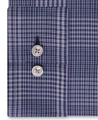 Calvin Klein Men's Steel Slim Fit Stretch Dress Shirt Blue Size 17.5X32X33