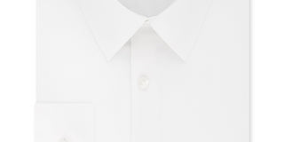 Calvin Klein Men's Extra Slim Fit Contour Stretch Wrinkle Free Solid Dress Shirt White Size 15.5X32-33