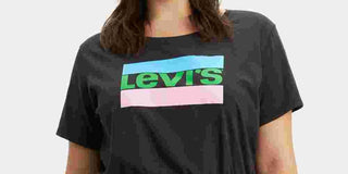 Levi's Women's Trendy Plus Size Perfect T-Shirt Black Size 3X