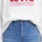 Levi's Women's Graphic Sport Hoodie White Size Small