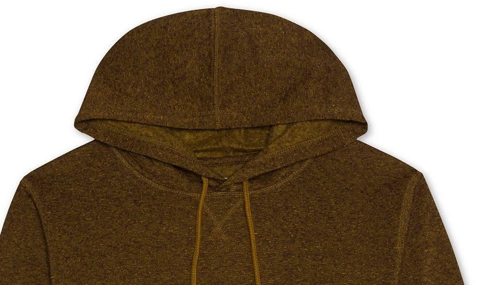 Levi's Men's Cash Textured Fleece Hoodie Gold Size Small