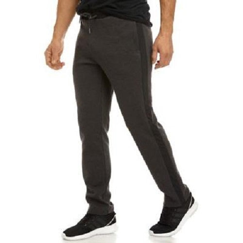 Calvin Klein Men's Mixed Media Knit Joggers Gray Size X-Large