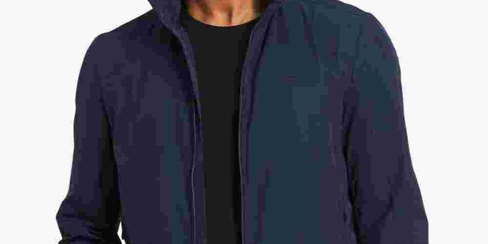 Calvin Klein Men's Lightweight Jacket Navy Size X-Large