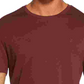 DKNY Men's Supima Crewneck T Shirt Wine Size Small