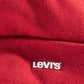 Levi's Men's Cuff Beanie With Tonal Embroidery Red Size Regular