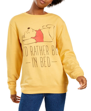 Disney Junior's Pooh Bear Sweatshirt Gold Size X-Large