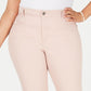 Style & Co Women's Plus Size High-Rise Slim-Leg Jeans Pink Size Petite Small