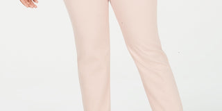 Style & Co Women's Plus Size High-Rise Slim-Leg Jeans Pink Size Petite Small