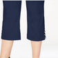 JM Collection Women's Plus Capri Pants Blue Size 4X