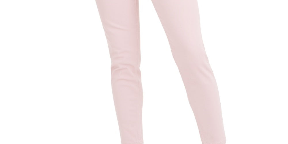 Style & Co Women's Curvy Fit Skinny Fashion Jeans Pink Size 8