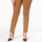 Style & Co Women's Plus Size Seamed Ponte Leggings Brown Size 18W
