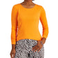 Charter Club Women's Pima Cotton Long Sleeve Top Gold Size Medium