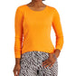 Charter Club Women's Pima Cotton Long-Sleeve Top Gold Size XX-Large