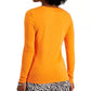 Charter Club Women's Pima Cotton Long-Sleeve Top Gold Size XX-Large