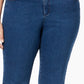 Charter Club Women's Plus Size & Petite Plus Size Lexington Tummy-Control Straight-Leg Jeans, Blue Size 24W