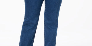 Charter Club Women's Plus Size & Petite Plus Size Lexington Tummy-Control Straight-Leg Jeans, Blue Size 24W