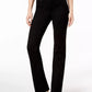 Charter Club Women's Prescott Tummy Control Bootcut Jeans Black Size 20X5