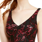 Sequin Hearts Junior's Sequined Illusion Back Dress Black, Red Size 0