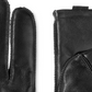 Isotoner Signature Men's Leather Sleek Heat Leather Gloves Black Size X-Large