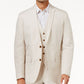 INC International Concepts Men's Fit Linen Blend Blazer Stone Block Beige Size Small