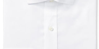 Lauren Ralph Lauren Men's Slim Fit Non Iron Stretch Pinpoint Dress Shirt White Size 17.5X34X35