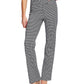 Cece Women's Houndstooth High Rise Bootcut Pants Gray Size 2