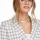 Danielle Bernstein Women's Structured Blazer White Size Medium