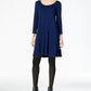 Style & Co Women's Swing Dress Blue Size XX-Large