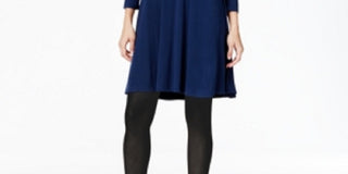 Style & Co Women's Swing Dress Blue Size XX-Large