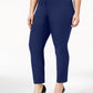 Alfani Women's Plus Cropped Pants Blue Size 22W