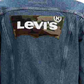 Levi's Men's Chenille Logo Denim Trucker Jacket Navy Size X-Large