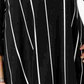 Alfani Women's Petite Largeus Size Striped High-Low Top Black 0X