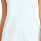 ID Ideology Women's Heathered Keyhole-Back Tank Top Blue Size Small
