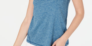 Ideology Women's Teal Short Sleeve V Neck Top Blue Size Medium