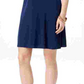 Style & Co Women's Petite Short-Sleeve A-Line Dress Blue Petite Large