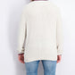 Tommy Hilfiger Men's Geneva Regular Fit Tipped Ribbed Knit Sweater White Size XX-Large