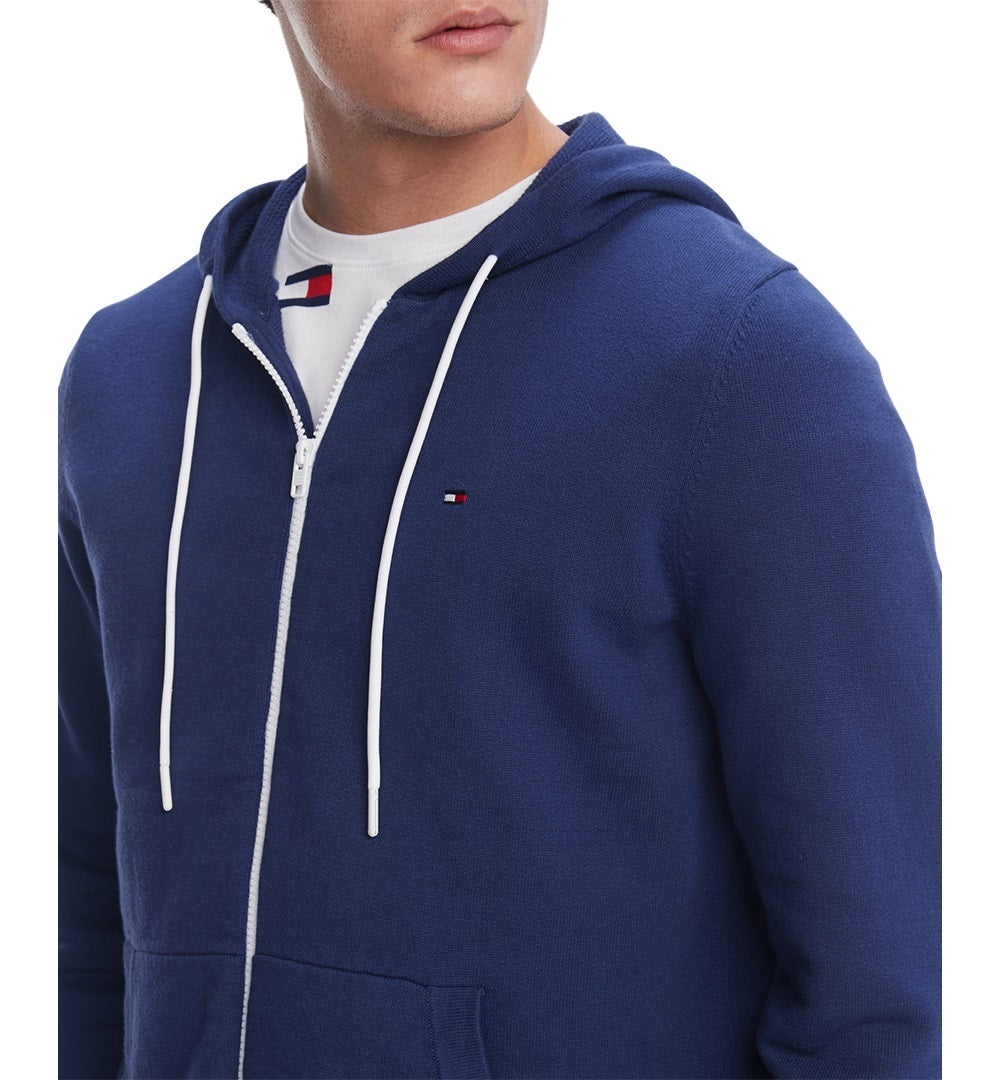 Tommy Hilfiger Men's Simon Full-Zip Hoodie Bright Blue Size XX-Large