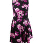 City Studios Women's Plus Floral Print A Line Dress Purple Size 18W