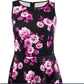City Studios Women's Plus Floral Print A Line Dress Purple Size 22W