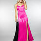 City Studios Junior's Satin Lace Back Gown Pink Size 9