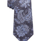 Michael Kors Men's Silk Printed Neck Tie Gray Size Regular