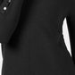 Alfani Women's Ribbed Snap Detail Sweater Black Size Small