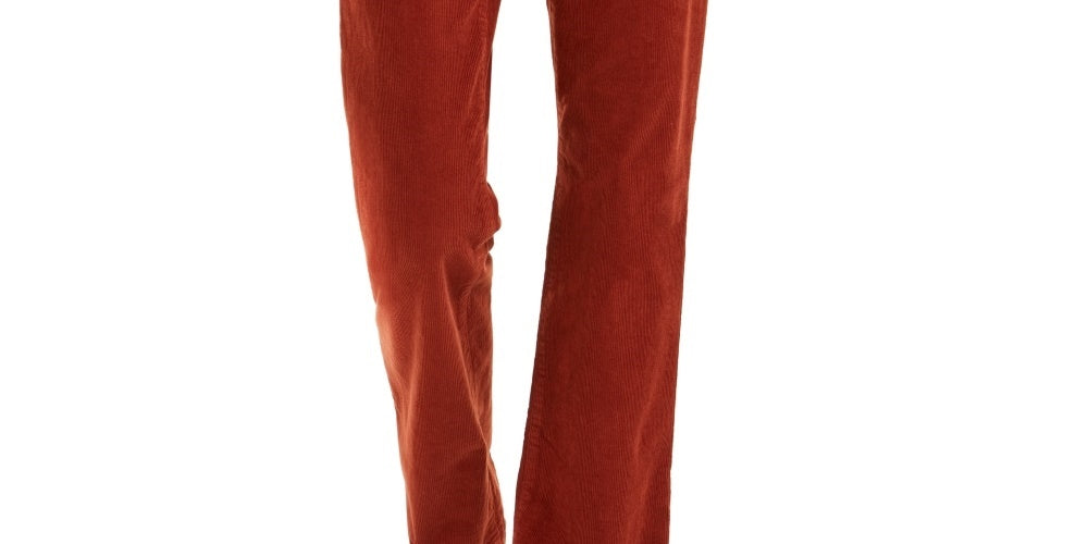 Lucky Brand Women's Ava Corduroy Mid Rise Boot Cut Jeans Brown Size 32