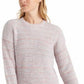 Lucky Brand Women's Marled-Knit Crewneck Sweater Pink Size Medium