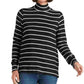 Lucky Brand Women's Mock Neck Cloud Jersey Top White Size Large