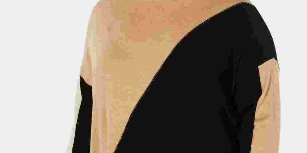 INC International Concepts Women's Long Sleeve High Low Sweater Yellow Size 2X