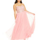 City Studios Women's Trendy Plus Size Embellished Embroidered Tulle Gown Pink Size 18W
